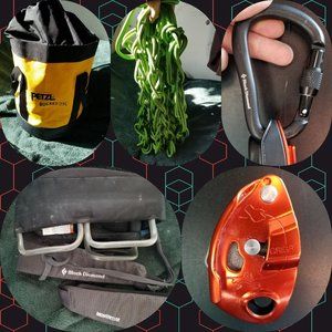 PETZL ROCK CLIMBING  GEAR.